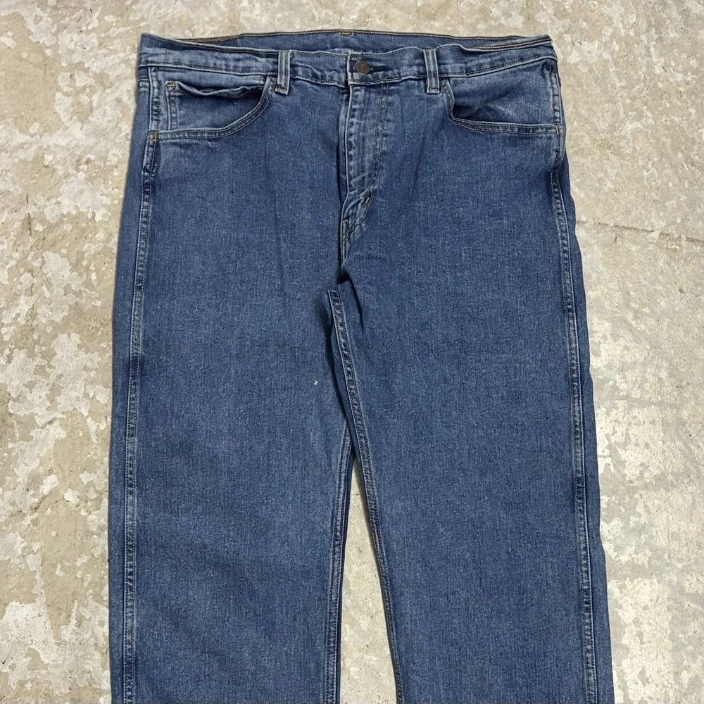 Levis Men's Workwear Fit Jeans Mens 36x34 Blue Straight Leg Medium Wash Denim